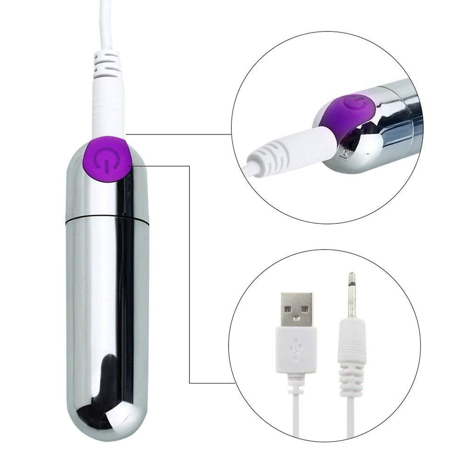Bullet Vagina Stimulator Massager Mini Adult Massager for Travel Vibrant with USB Rechargeable & Waterproof Dildo Nipple G Spot