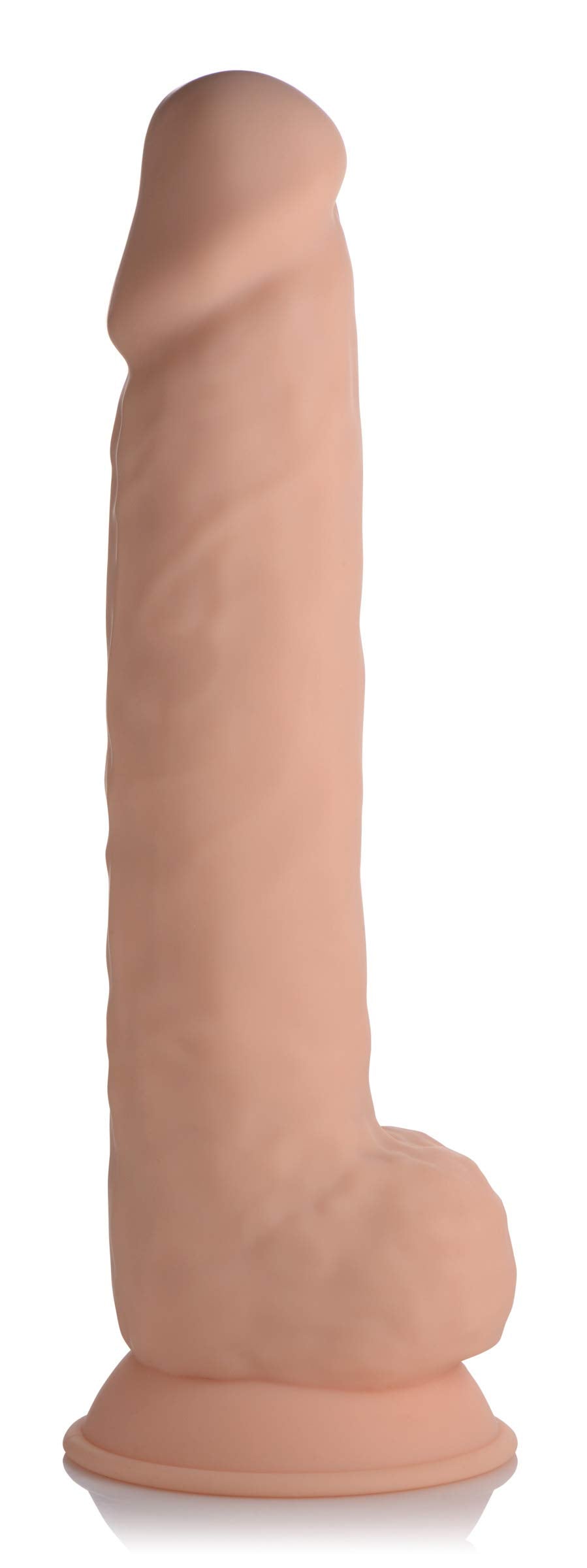 (Wd) Fleshstixxx 10In Silicone Dildo W/ Balls Vanilla