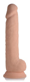 (Wd) Fleshstixxx 10In Silicone Dildo W/ Balls Vanilla