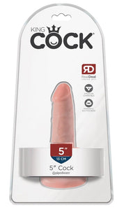 King Cock 5In Cock - Flesh