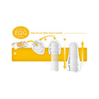 Tenga Egg-001 Wavy Easy Beat Egg Portable Male Masturbator