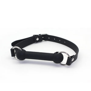 SMspade Sex Mouth Gag Bit Dog Bone (Black)