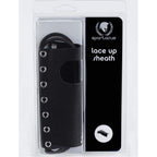 Spartacus Lace Up Leather Cock Sheath, Black