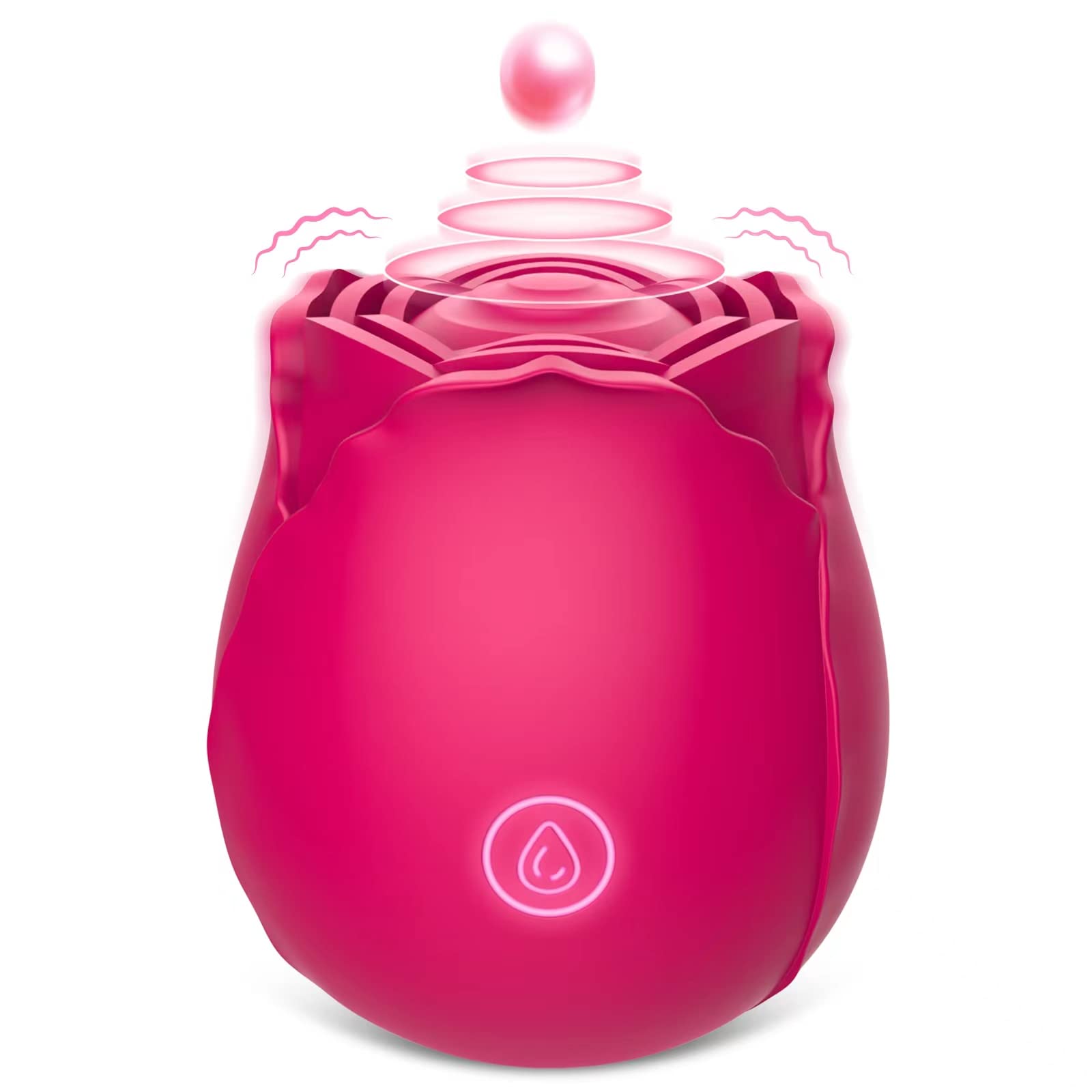 Rose Toys Clitoral Vibrator for Women, Vlatne Sex Stimulator with 7 Mind-Blowing Tapping Modes, Nipple Teasing Clitoris Masturba