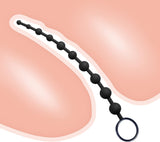 10 Balls Anal Beads Butt Plug, Soft Adult Sex Toys, Anal Sex Toy Waterproof Plug for Adult Sex Games, Men, Women and Couples