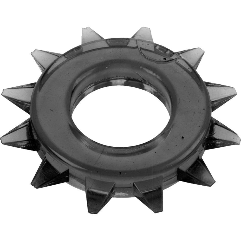 Spartacus Stud Elastomer C Ring - Black