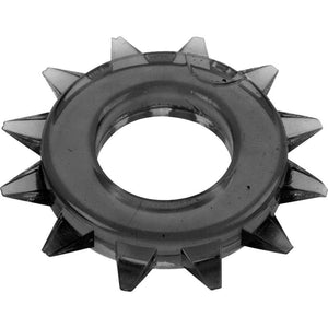 Spartacus Stud Elastomer C Ring - Black