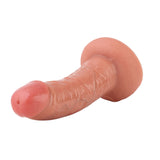 Hismith 8.35'' Dual-Density Silicone Dildo, Curved Dong with Slightly uplifted Veins, Sex Toy for Vaginal and Anal Play, 6.8'' I