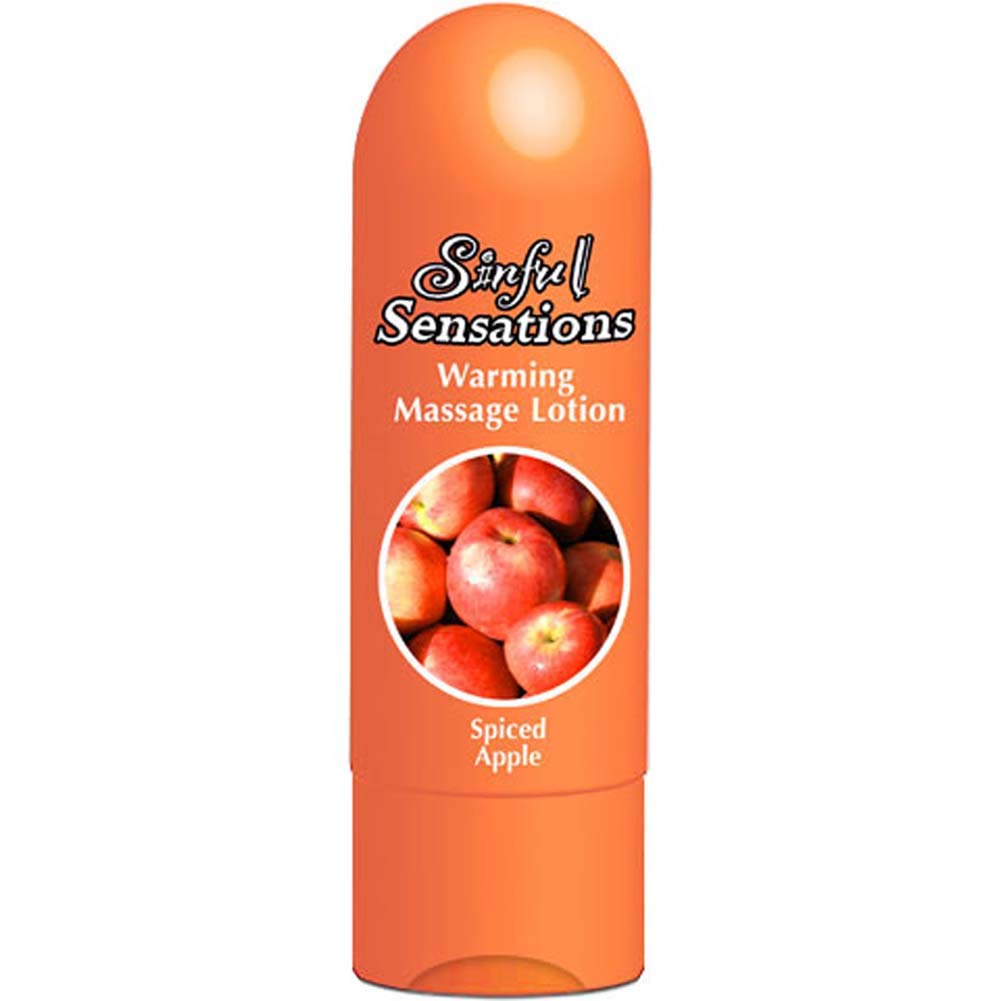 Sinful Sensations Warming Massage Lotion, Spiced Apple, 6.75 Ounce