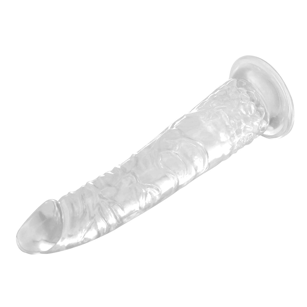 7.87 Inch Clear Realistic Dildo With Adjustable Strap On Harness, Adult Sex Toys For Female Masturbation And Lesbian