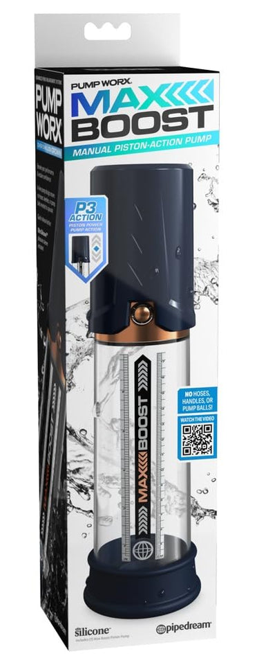 Pump Worx Max Boost Blue/ Clear