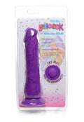 7 Inch Silicone Dildo - Grape
