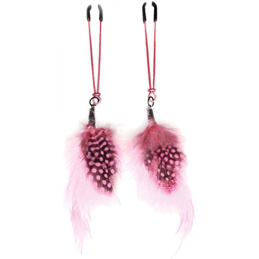 Nipple Clamp Tweezer Pink, Feather, Color