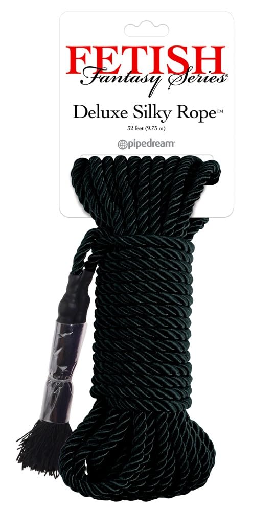 Pipedream Products Fetish Fantasy Series Deluxe Silky Rope, Black