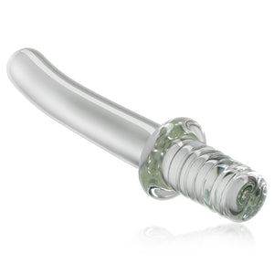 Sex Factory Crystal Glass Dildo Masturbation Wand, Vaginal Masturbation Massager Anal Butt Plug Pleasure Stick Anus Stimulation