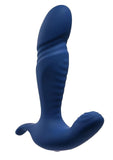 Gender X - True Blue - 10 Vibrating Speeds & Functions Rechargeable Silicone Thrusting Anal Vibrator - Blue