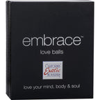 California Exotic Novelties Embrace Love Balls, Gray