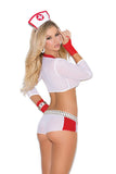 Elegant Moments Heart Breaker Sexy Costume, One Size, White
