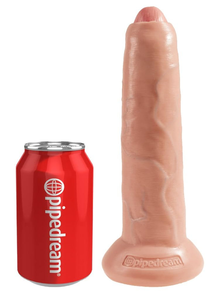 King Cock 9In Uncut Flesh