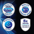Durex Condom Prolong Natural Latex Condoms 12 Count - Ultra Fine Ribbed And Dotted With Delay Lubricant Regular Fit
