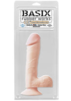 Basix 7.5In. Dong W/Suction Cup Flesh
