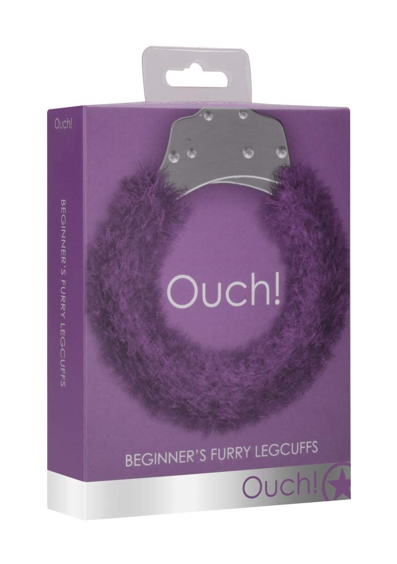 Ouch! Beginner'S Legcuffs Furry, Purple