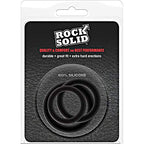 Rock Solid Black Gasket Silicone 3Pc Set