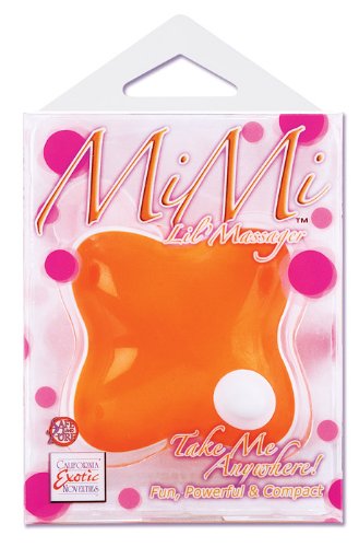 California Exotic Novelties Mimi Lil' Massager, Sunburst Orange