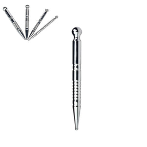 Urethral Sounds Dilator for Adult Training Smooth Double Head Penis Plug Sex Toys for 4 Different Size Metal Catheters Dilators