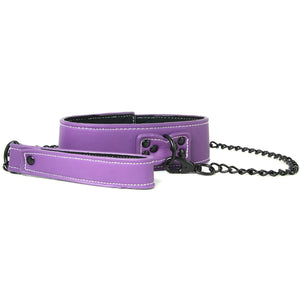 NS Novelties Lust Bondage Collar - Purple