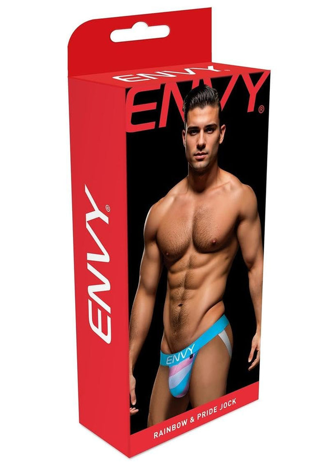 Envy Rainbow Pride Jock Blue L/Xl