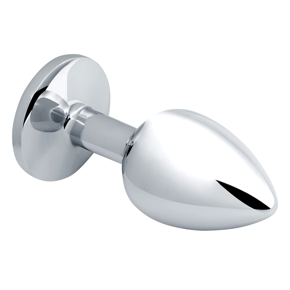 Hmxpls Pink Jeweled Beginners Butt Plug Sex Love Games Personal Massager for Women Men Couples Lover Stainless Steel Anal Plug S