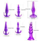 G Spot Dildo Vibrator Anal Plug Beginner Set 17 PCS Butt Plugs Sex Toy Training Kit- G Spot for Beginner Adult Unisex Women and