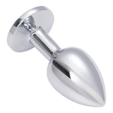 Hmxpls Small Anal Plug, Anal Toy Plug Beginner, Personal Sex Massager, Stainless Steel Butt Plug for Women Men Couples Lover, Re