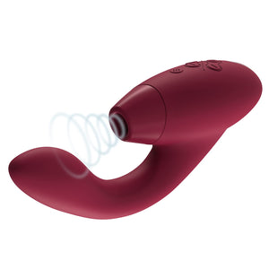 Womanizer Duo 1 Clitoris Sucking Vibrator for Women | Vibrating Suction Adult Sex Toy | Clitoral & G spot Stimulator | Dildo Cli