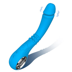 G Spot Vibrator Dildos Adult Sex Toys - Dildo for Woman with 10 Modes Powerful Vibrating & Click Super Mode, IRKEAC Clitoral Sti