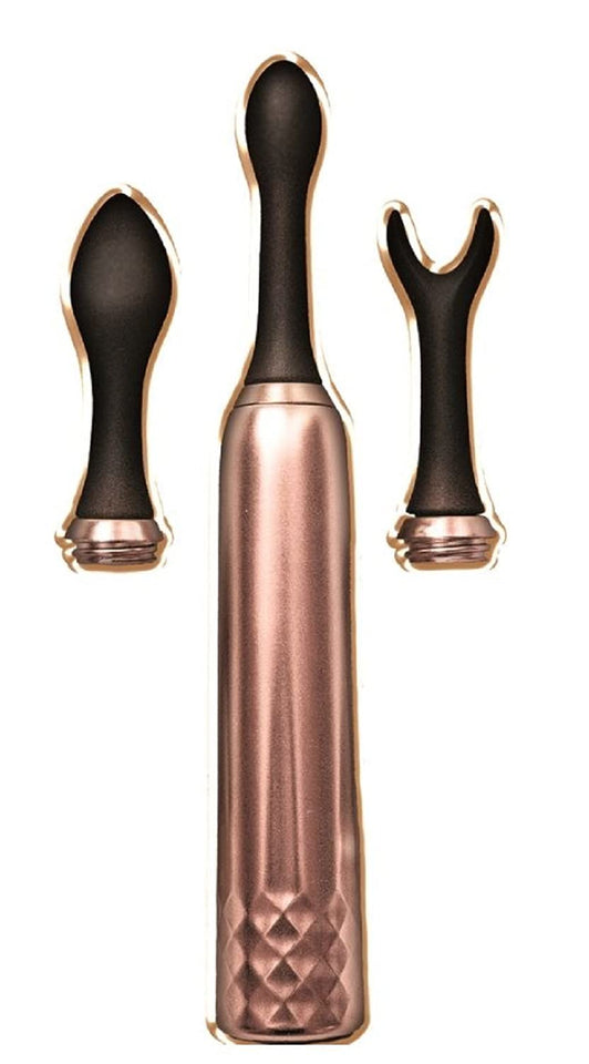 Intense Triple Tip Massager-Rose Gold