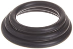 Heart 2 Heart Nitrile Cock Ring  Black  3Pack