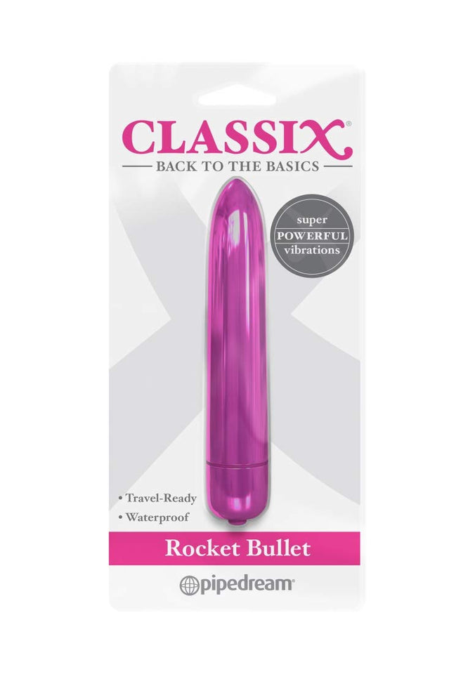 Classix Rocket Bullet Vibrator - Pink