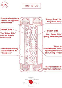 Tenga Toc-004Us Ultra-Size Pre-Lubricated Double-Hole Male Masturbator Cup With Powerful Suction