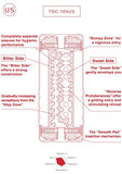 Tenga Toc-004Us Ultra-Size Pre-Lubricated Double-Hole Male Masturbator Cup With Powerful Suction