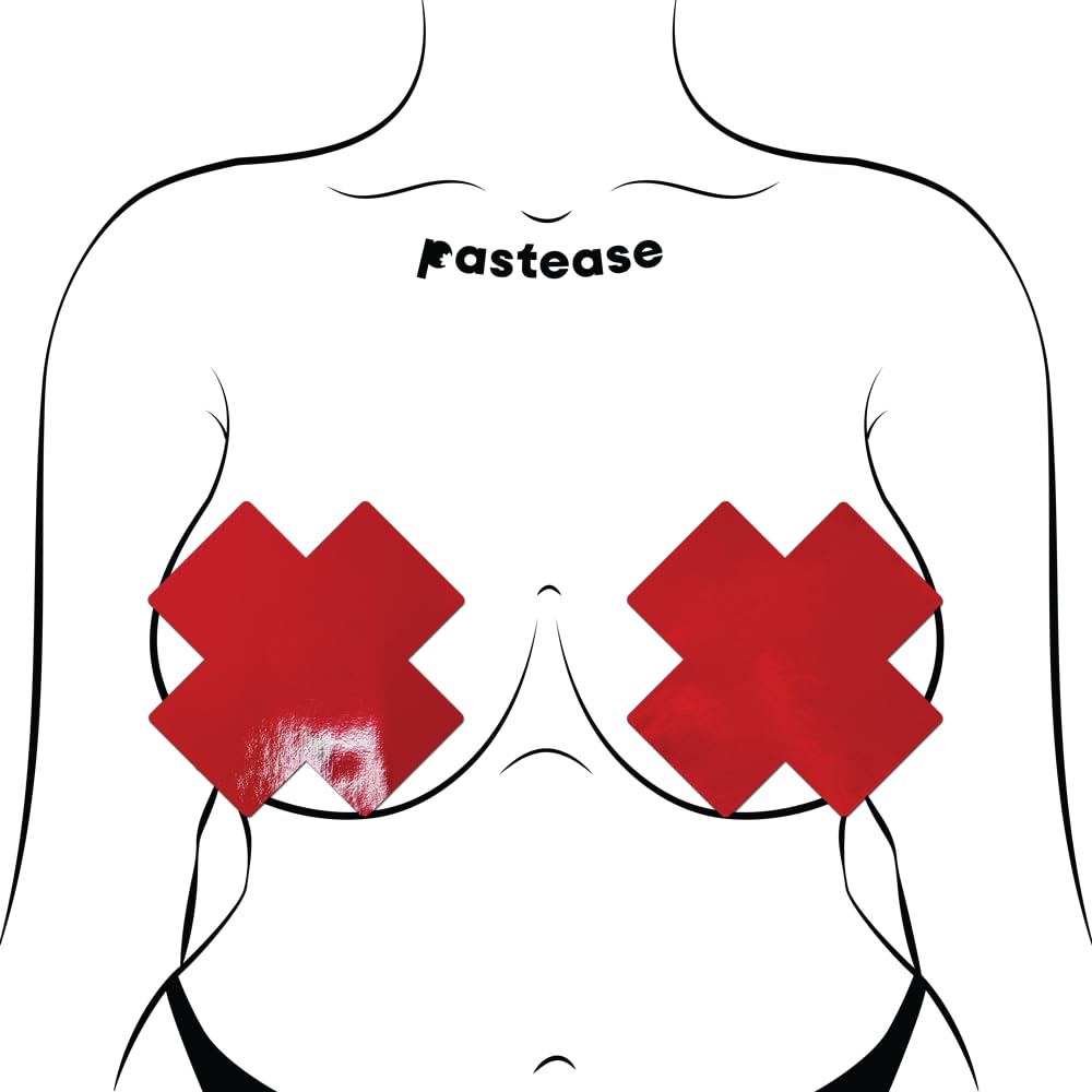 Pastease Faux Latex Red Plus X Full Coverage