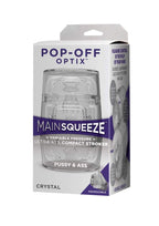 Main Squeeze - Pop-Off Optix - Pussy & Ass, Crystal Color (Dj5203-03-Bx)