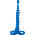 Swizzle Stick Silicone Anal Probe, Blue