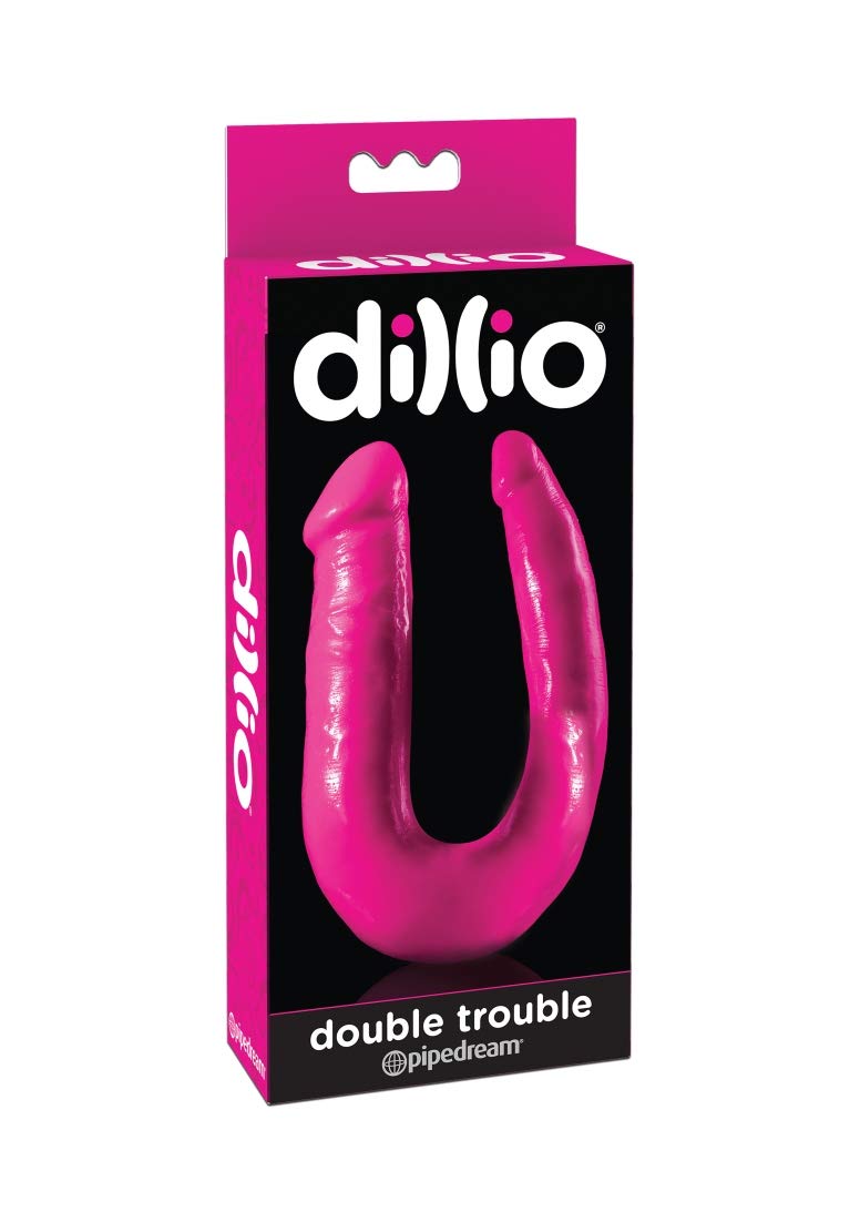 Pipedream Products Dillio Double Trouble, Hot Pink