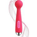 SVAKOM Mini Emma 100% Waterproof Powerful Electric Wand Massager Rechargeable Vibrator for Women(Plum Red)