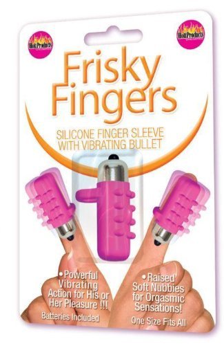 Hott Products Frisky Fingers Silicone Sleeve Purple