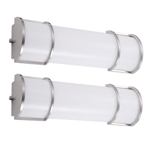 Asd Led 18 Inch Flush Mount Vanity Lighting Fixture | 20W 1650Lm 3000K-5000K 120V | 3Cct, Dimmable, Energy Star, Etl Listed | Ba