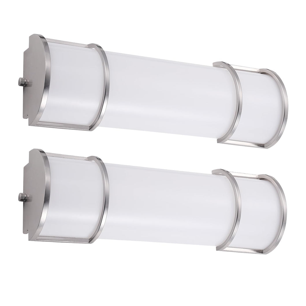 Asd Led 18 Inch Flush Mount Vanity Lighting Fixture | 20W 1650Lm 3000K-5000K 120V | 3Cct, Dimmable, Energy Star, Etl Listed | Ba
