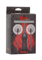 Doc Johnson Kink  Swell  Auto Vibrating Nipple Sucker Cups  Blackclear
